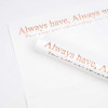 Водостойкий Крафт "Always Will" (15 л.) - #F111 Белый-Розовое Золото